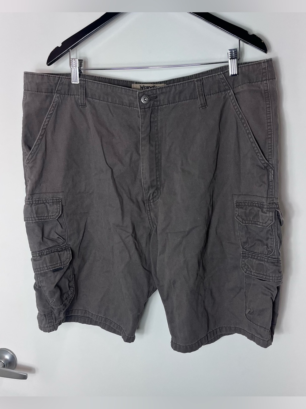 Wrangler Authentics Men's Cargo Shorts Gray‎ Size 40 Summer Beach Outdoor